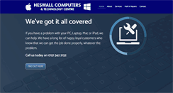 Desktop Screenshot of heswall-computers.co.uk