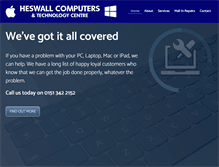 Tablet Screenshot of heswall-computers.co.uk